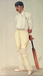Prince Ranjitsinghi, caricature de Spy, pub. par Vincent Brookes Day & Son